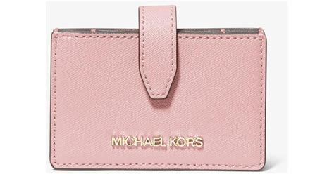 michael kors card holder with chain|michael kors accordion wallet.